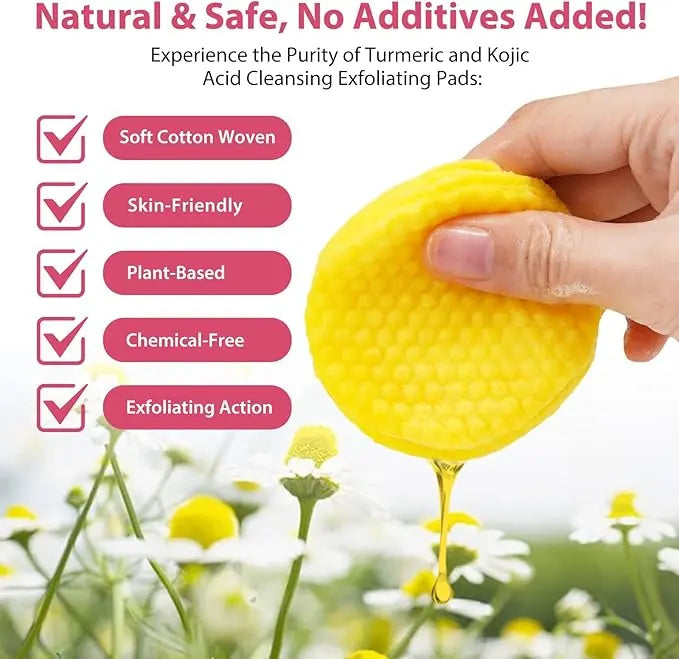 🏆#1 Best Selling🏆 Turmeric Kojic Acid Cleansing Pads gomuto.com