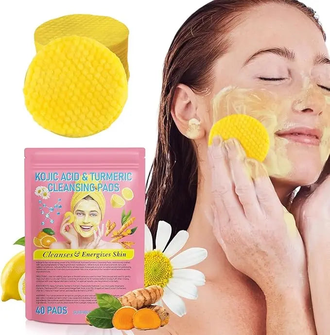 🏆#1 Best Selling🏆 Turmeric Kojic Acid Cleansing Pads gomuto.com