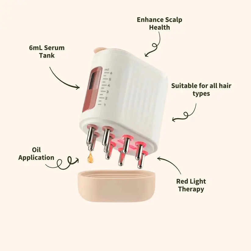 2 in 1 Advanced Scalp Care Massager With Red Light Therapy gomuto.com