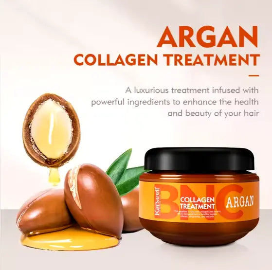 BNC Argan Collagen Hair Treatment Mask – Deep Repair & Shine Revival (For All Hair Types) gomuto.com