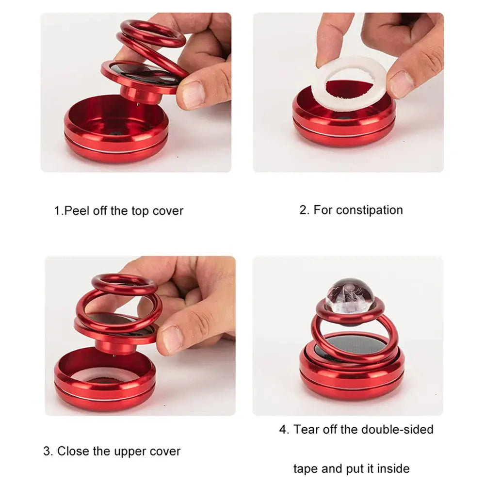 Creative Car Perfume/Air Freshener Decoration, Auto Rotation Gomuto