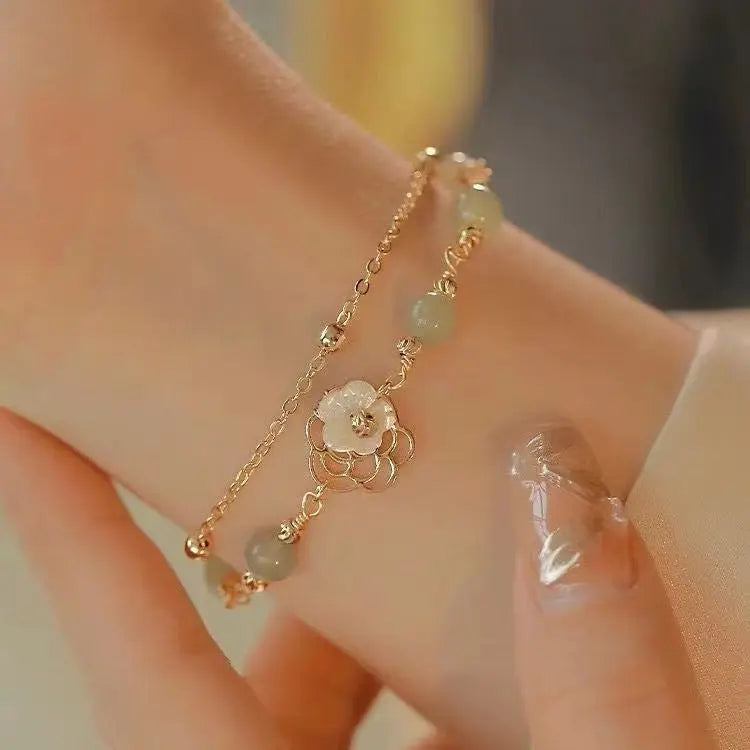 Icing On The Cake Hetian Jade Bracelet For Women gomuto.com