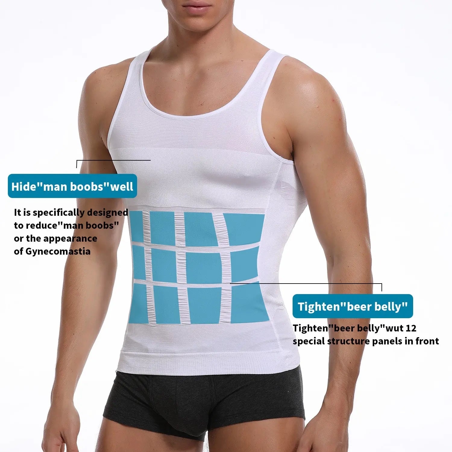Men's Slimming Body Shapewear gomuto.com