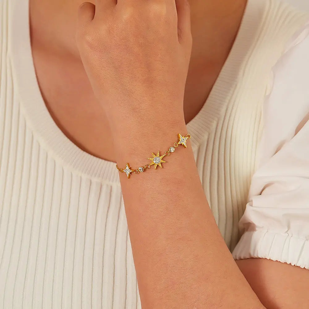 Niche Design Bracelet Female Star Asterism Star gomuto.com