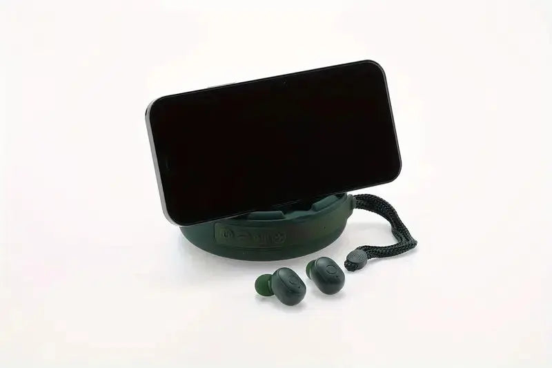 Outdoor Portable Bluetooth Speaker with Integrated Headset - 3D Stereo Subwoofer, FM Radio, TF Card Support Gomuto