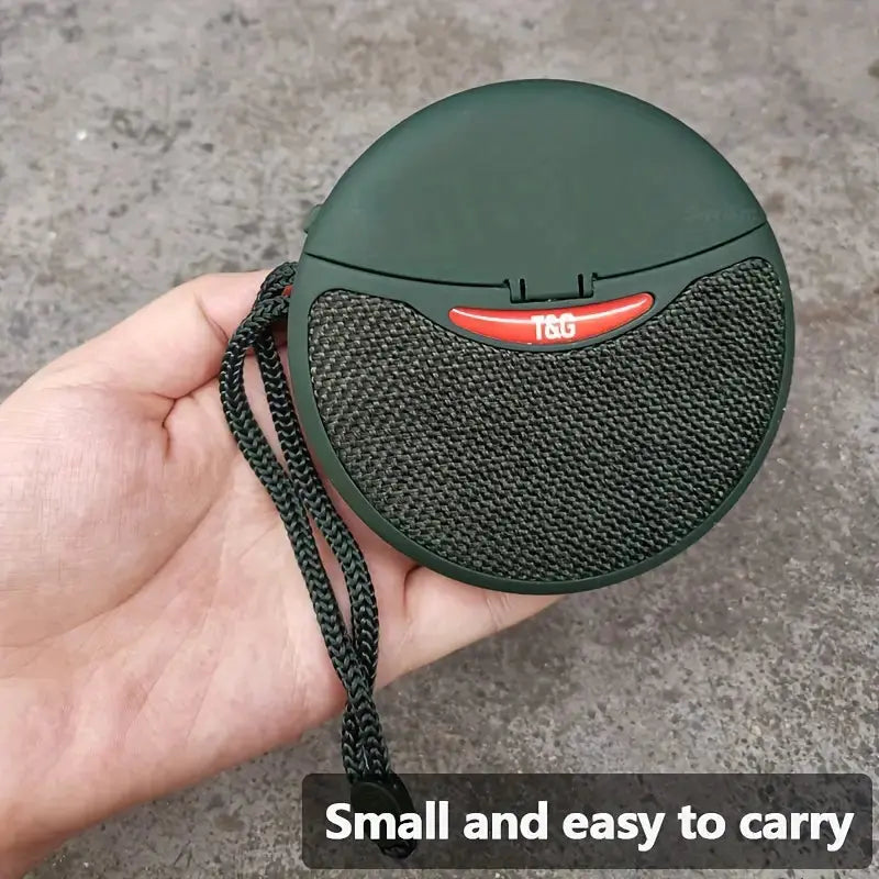 Outdoor Portable Bluetooth Speaker with Integrated Headset - 3D Stereo Subwoofer, FM Radio, TF Card Support Gomuto
