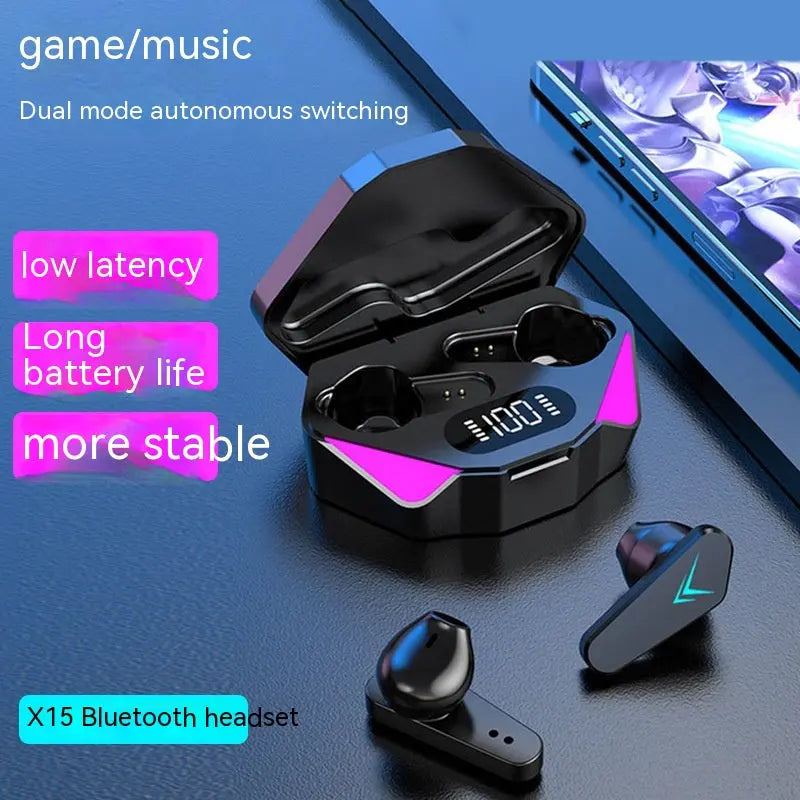 Radio Gaming In-Ear Earphones - Low Latency, Large Power, Bluetooth 5.1 Gomuto
