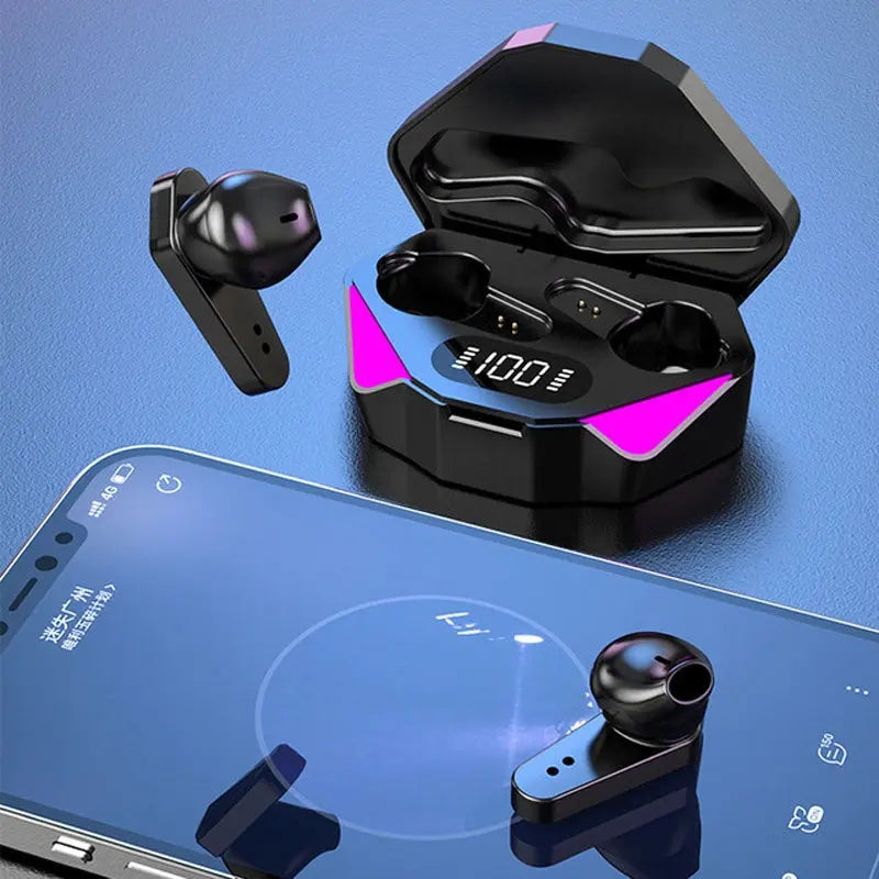 Radio Gaming In-Ear Earphones - Low Latency, Large Power, Bluetooth 5.1 Gomuto