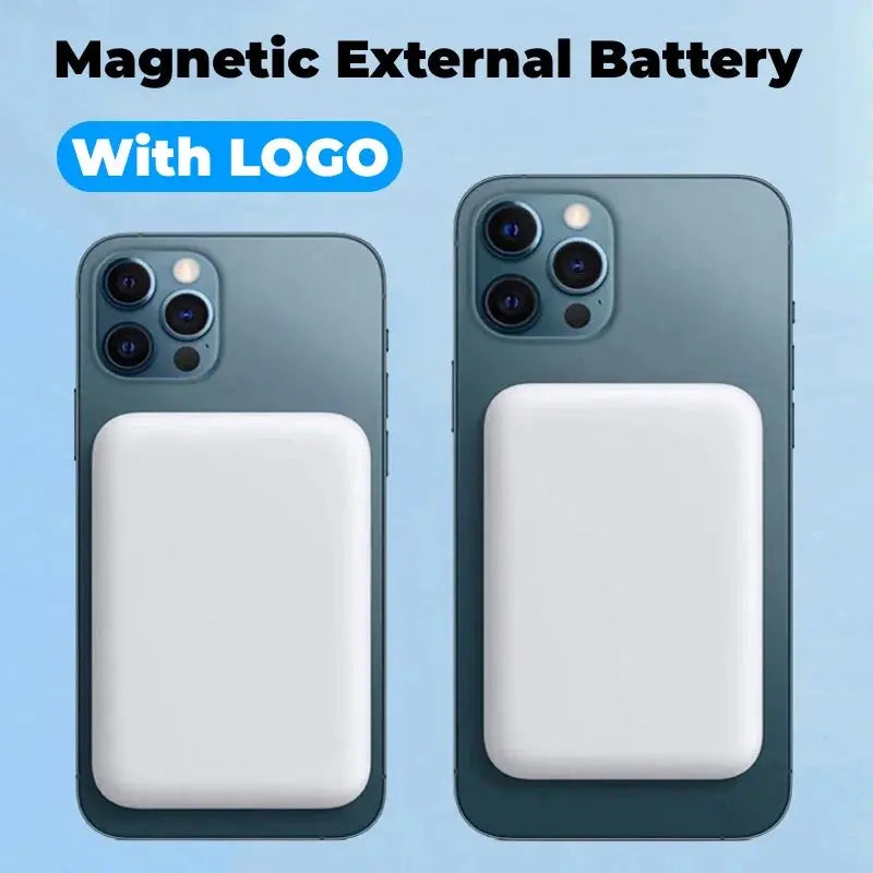Ultra-Thin Magnetic Wireless Power Bank - 5000mAh, USB-C PD 20W Fast Charging, External Battery for iPhone Gomuto