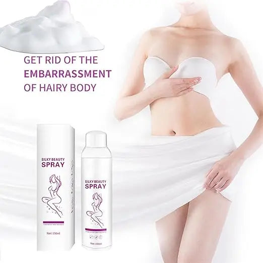 Silky Beauty Hair Removal Spray Foam - Gentle, Effective, and Moisturizing Gomuto