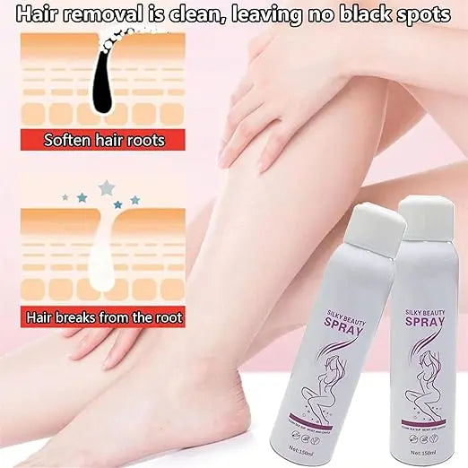 Silky Beauty Hair Removal Spray Foam - Gentle, Effective, and Moisturizing Gomuto