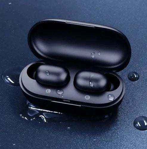 Wireless Bluetooth 5.0 Binaural In-Ear Headset - Stereo, Waterproof, Motion Ready Gomuto