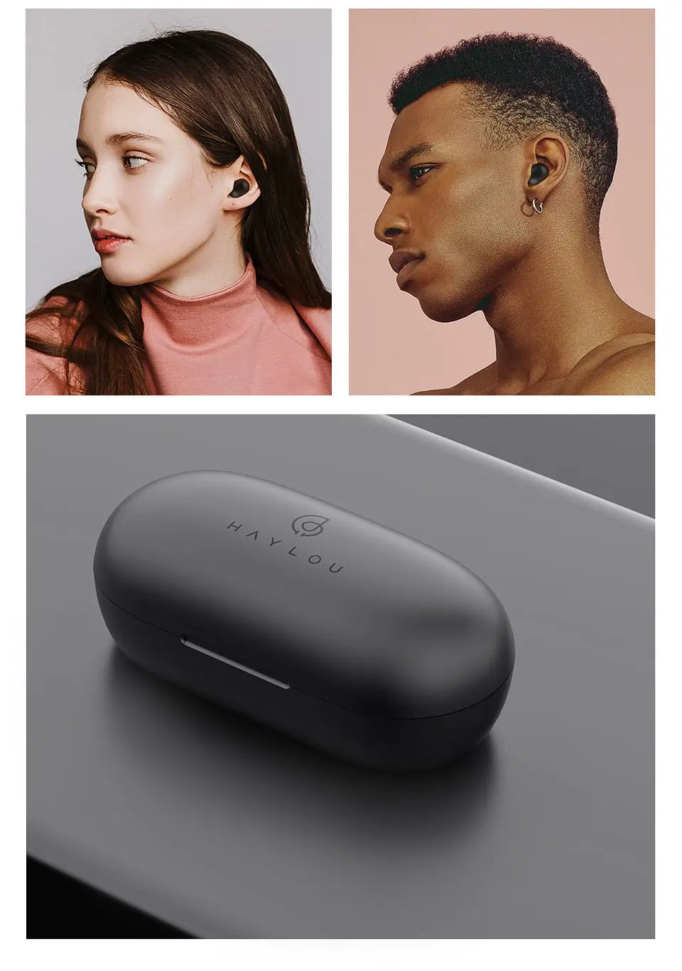 Wireless Bluetooth 5.0 Binaural In-Ear Headset - Stereo, Waterproof, Motion Ready Gomuto