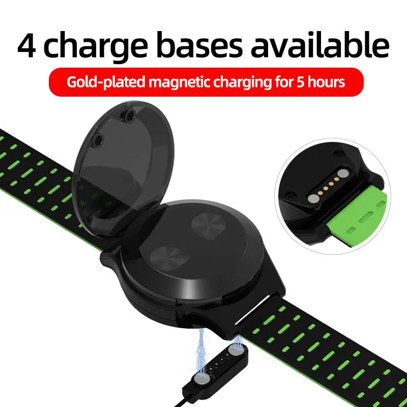 Wireless Bluetooth Wrist Strap Headset - HiFi Quality, Sports Earbuds Compatible with Apple & Android Gomuto