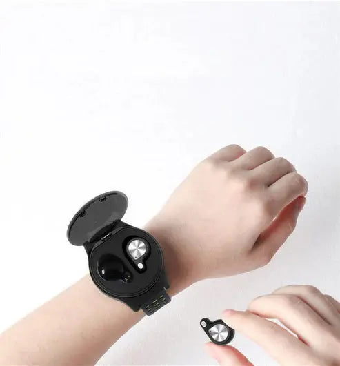 Wireless Bluetooth Wrist Strap Headset - HiFi Quality, Sports Earbuds Compatible with Apple & Android Gomuto