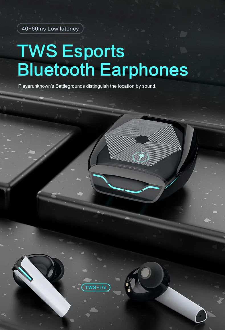 Wireless Gaming Bluetooth Headset - Low Latency, Luminous Design, NFC, Voice Control Gomuto