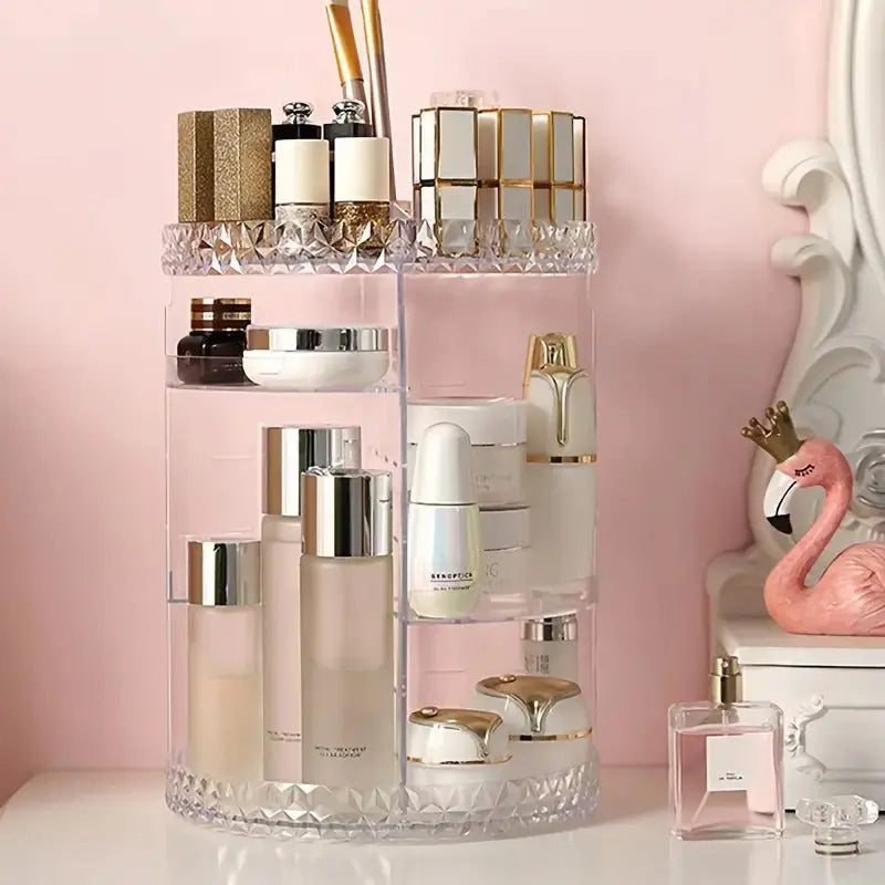 360 Degree Rotating Cosmetic Organizer gomuto.com