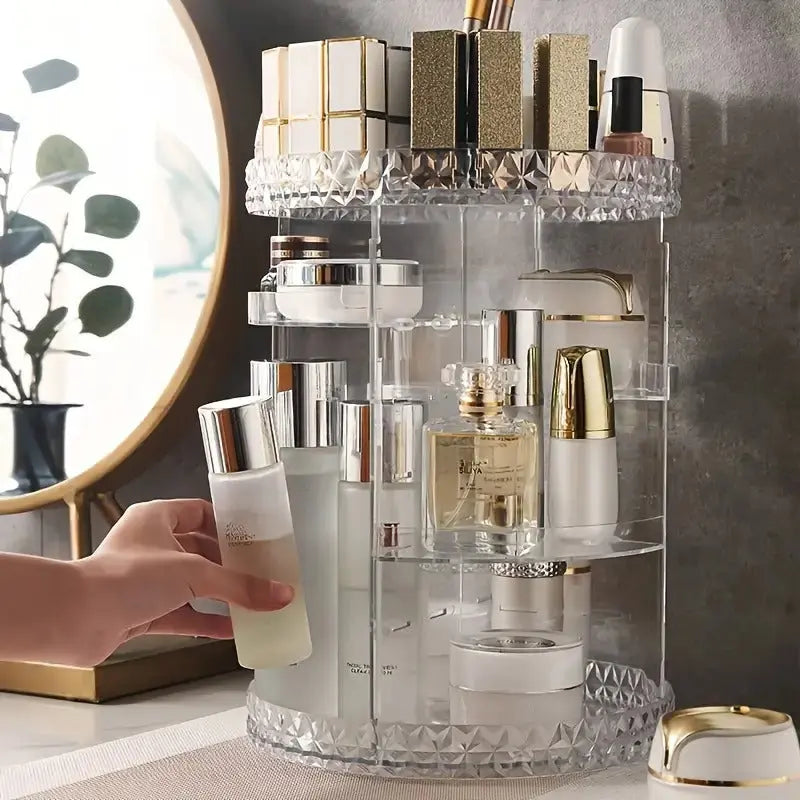 360 Degree Rotating Cosmetic Organizer gomuto.com