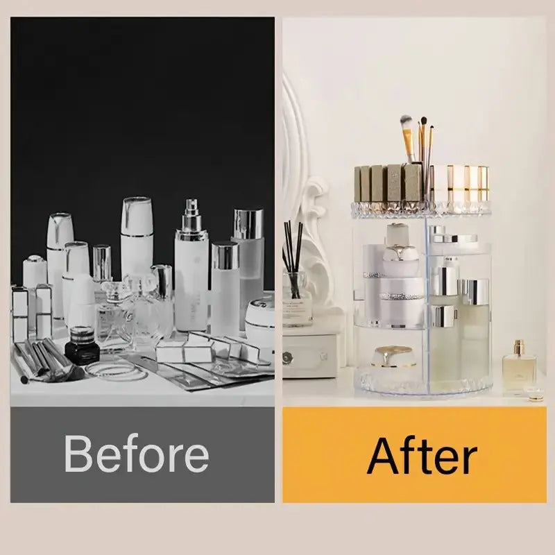 360 Degree Rotating Cosmetic Organizer gomuto.com