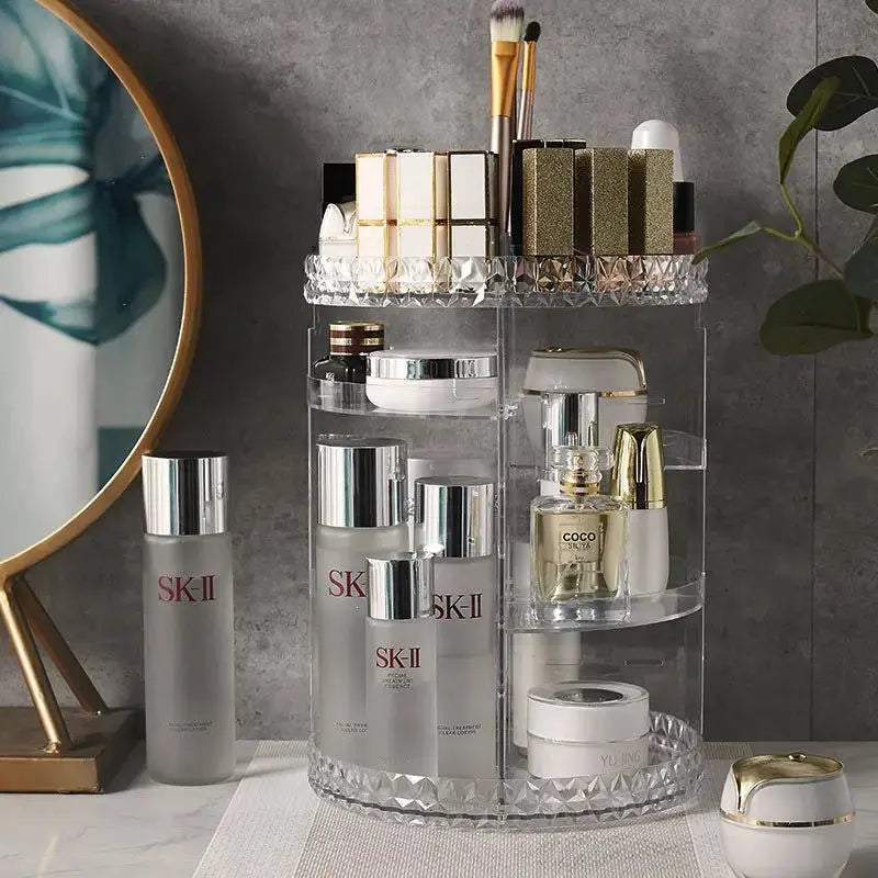 360 Degree Rotating Cosmetic Organizer gomuto.com