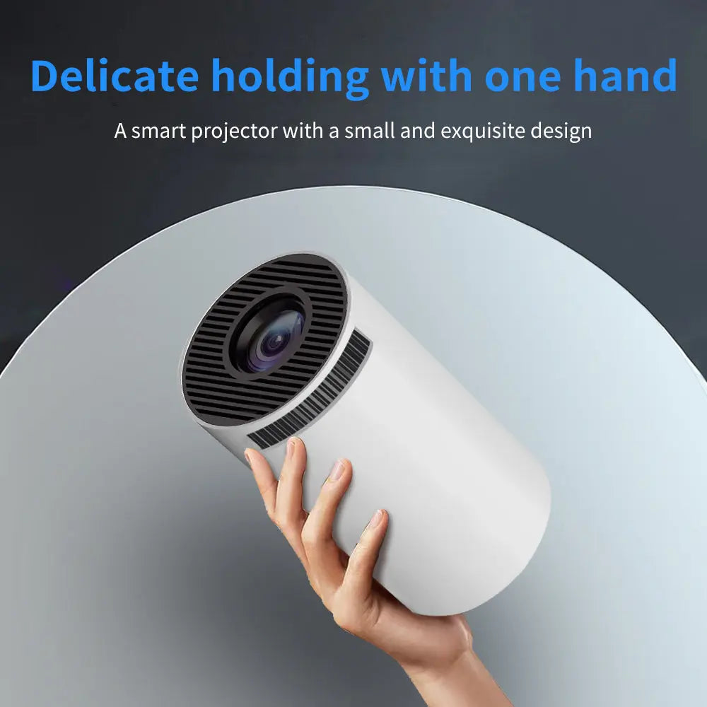 3D Game Projector 2-in-1 F300 Controller Gamepad - Android 11, 5G Wi-Fi, Playstore Access, 4K Portable Mini Home Cinema & Outdoor Projector Gomuto
