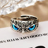 Demon Eye Owl Ring - Unique Gothic Jewelry, Perfect for Bold Fashion Statements