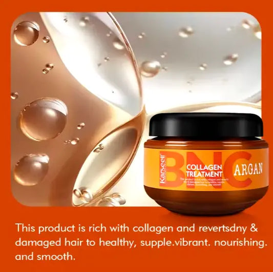 BNC Argan Collagen Hair Treatment Mask – Deep Repair & Shine Revival (For All Hair Types) gomuto.com
