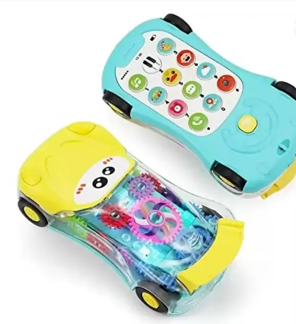 Baby Mini Transparent Phone Car gomuto.com