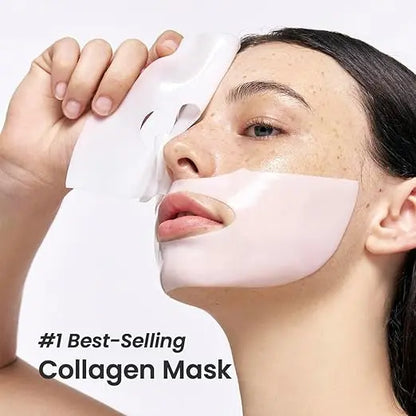 Bio-Collagen Overnight Real Deep Mask with Vitamin E & Nicotinamide, Pore Minimizing, Elasticity Improvement (1 Box = 4 Masks) gomuto.com