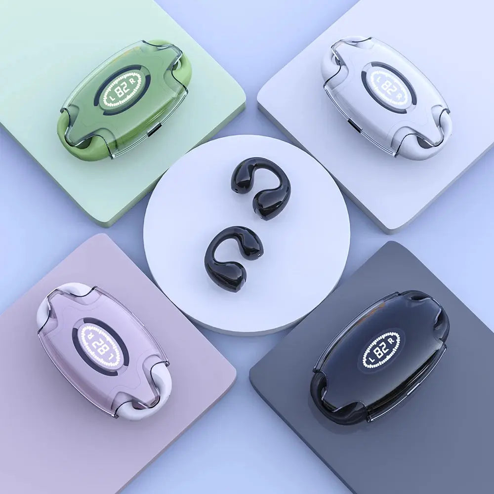 E88 Waterproof Wireless Bluetooth Headphones - Mini TWS Earbuds with Mic, Digital Display, Noise Reduction Gomuto