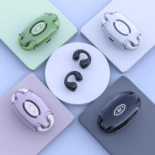 E88 Waterproof Wireless Bluetooth Headphones - Mini TWS Earbuds with Mic, Digital Display, Noise Reduction Gomuto