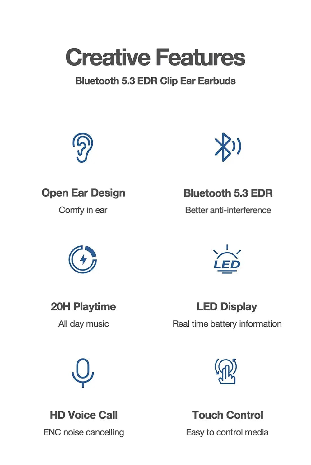 E88 Waterproof Wireless Bluetooth Headphones - Mini TWS Earbuds with Mic, Digital Display, Noise Reduction Gomuto