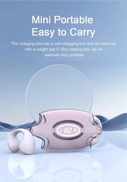 E88 Waterproof Wireless Bluetooth Headphones - Mini TWS Earbuds with Mic, Digital Display, Noise Reduction Gomuto