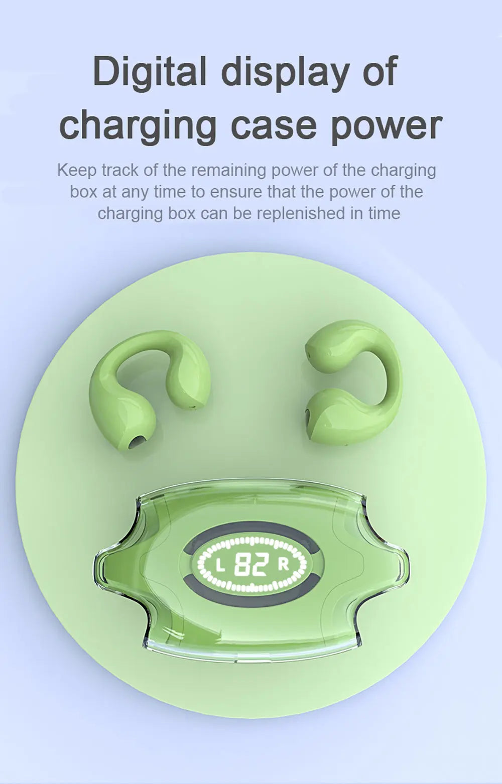E88 Waterproof Wireless Bluetooth Headphones - Mini TWS Earbuds with Mic, Digital Display, Noise Reduction Gomuto
