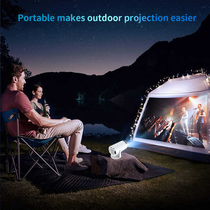 3D Game Projector 2-in-1 F300 Controller Gamepad - Android 11, 5G Wi-Fi, Playstore Access, 4K Portable Mini Home Cinema & Outdoor Projector