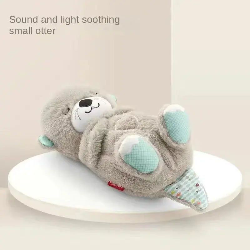 Heartbeat Otter Plush Toy - Soothing Sound Stuffed Animal for Comfort and Play Gomuto