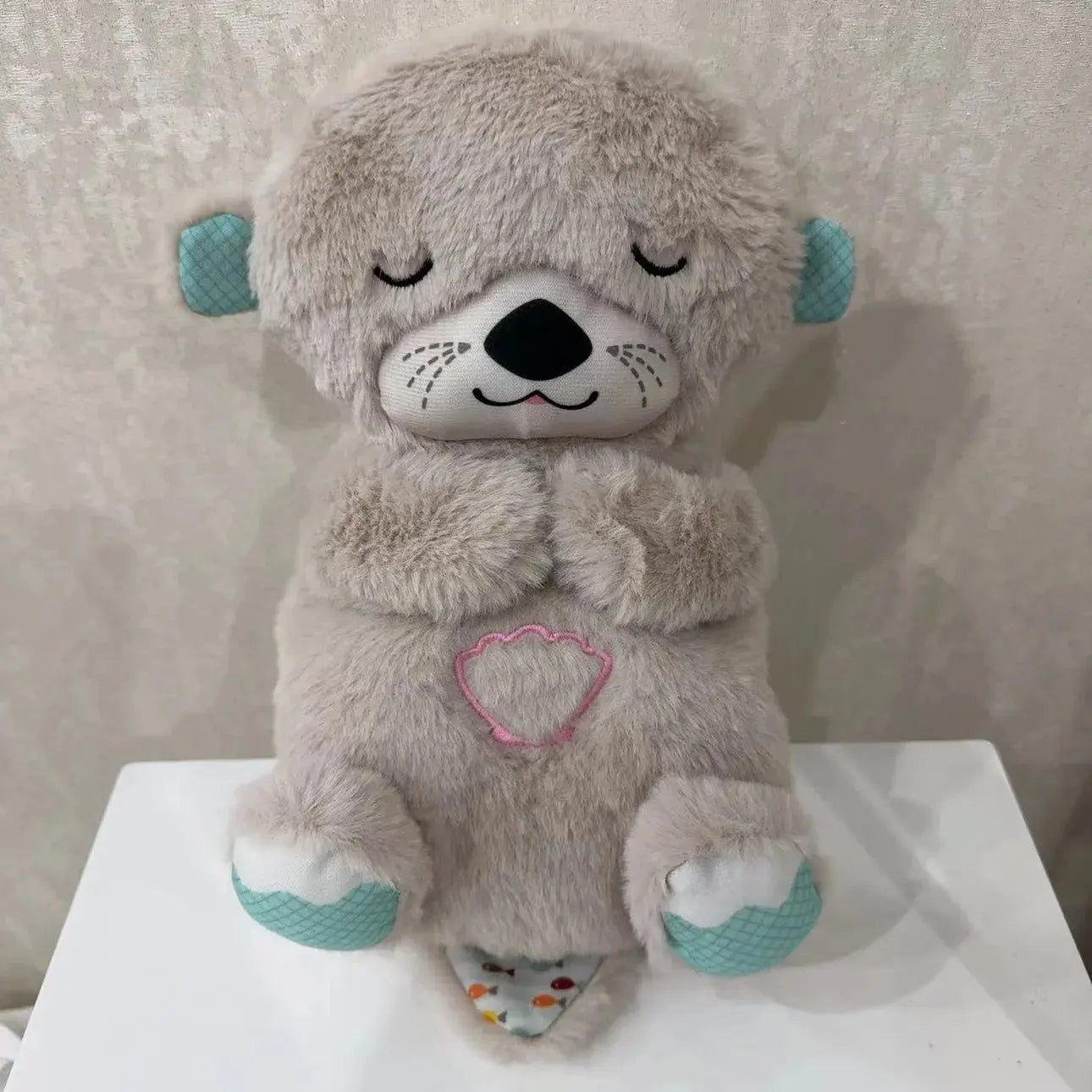 Heartbeat Otter Plush Toy - Soothing Sound Stuffed Animal for Comfort and Play Gomuto