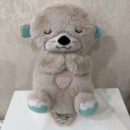 Heartbeat Otter Plush Toy - Soothing Sound Stuffed Animal for Comfort and Play Gomuto