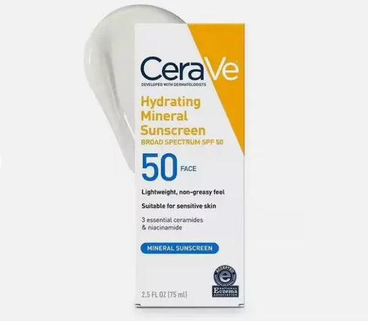 Hydrating Mineral Sunscreen SPF 50 Daily Face Protection | 75ml gomuto.com