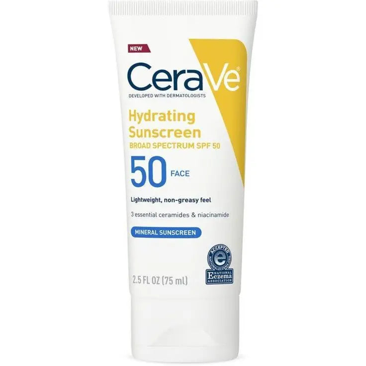 Hydrating Mineral Sunscreen SPF 50 Daily Face Protection | 75ml gomuto.com