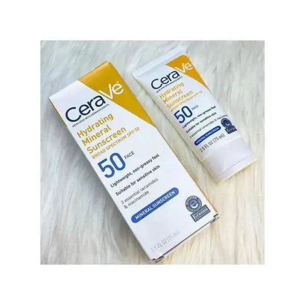 Hydrating Mineral Sunscreen SPF 50 Daily Face Protection | 75ml gomuto.com