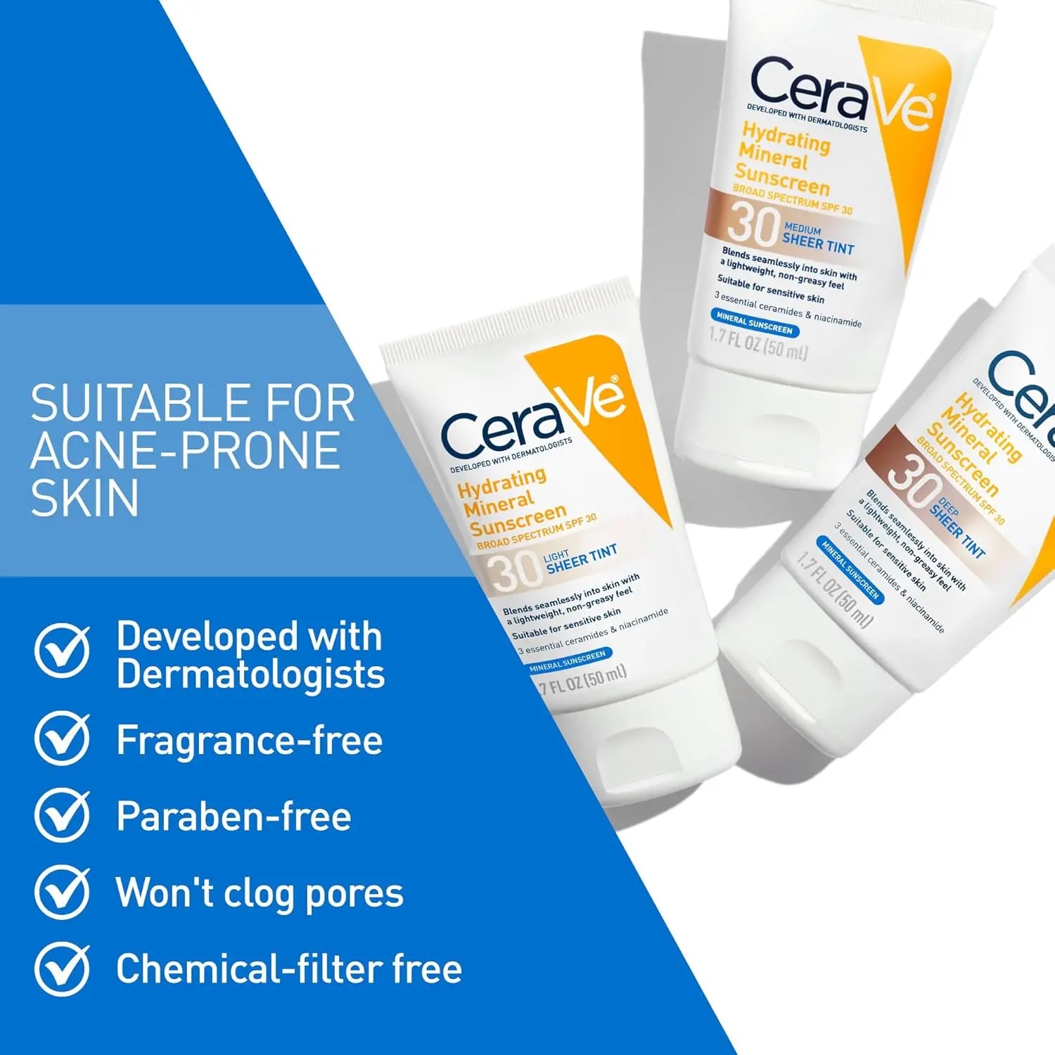 Hydrating Tinted Mineral Sunscreen SPF 30 – Sheer Medium Tint Daily Face Protection | 50ml gomuto.com