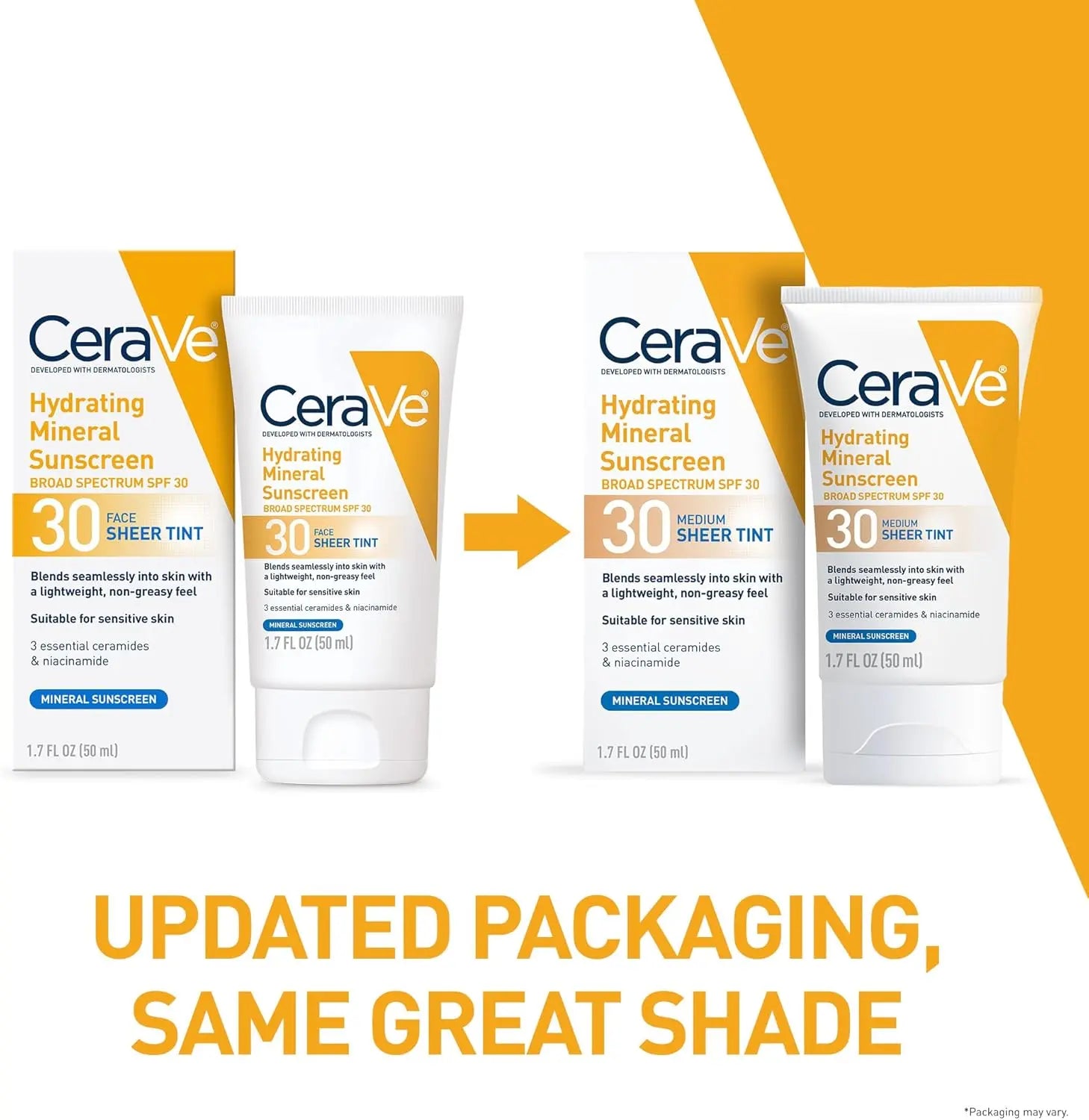 Hydrating Tinted Mineral Sunscreen SPF 30 – Sheer Medium Tint Daily Face Protection | 50ml gomuto.com