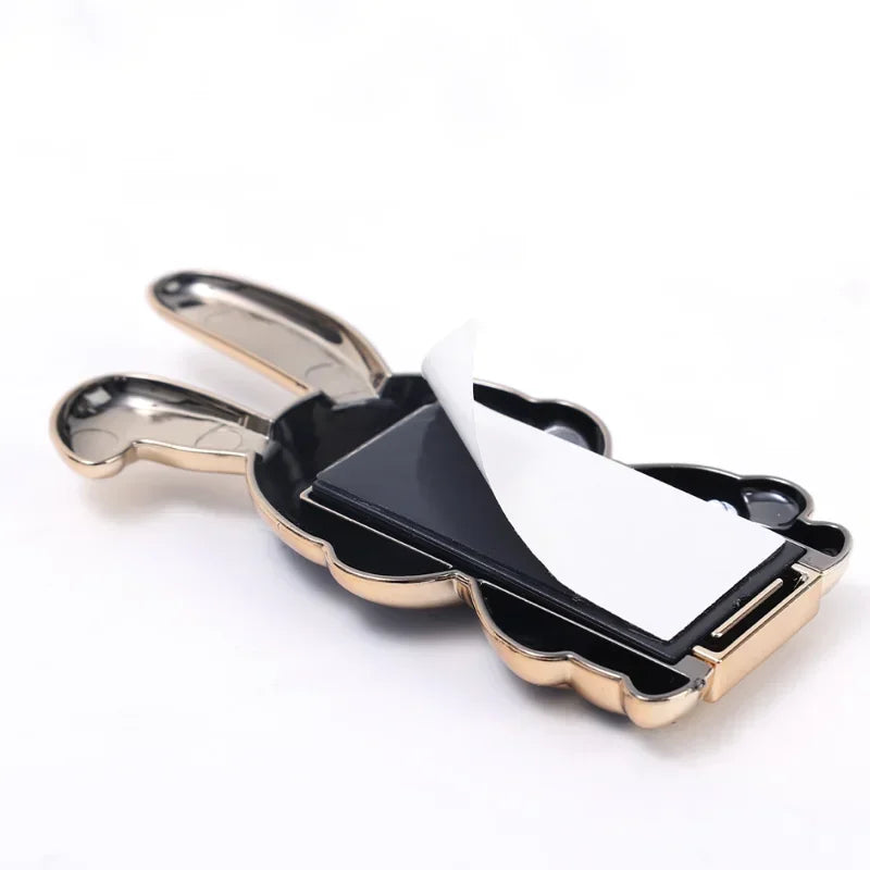 Cartoon Rabbit Phone Case Bracket - Electroplated, Foldable, Ultra-Thin Mobile and Tablet Stand