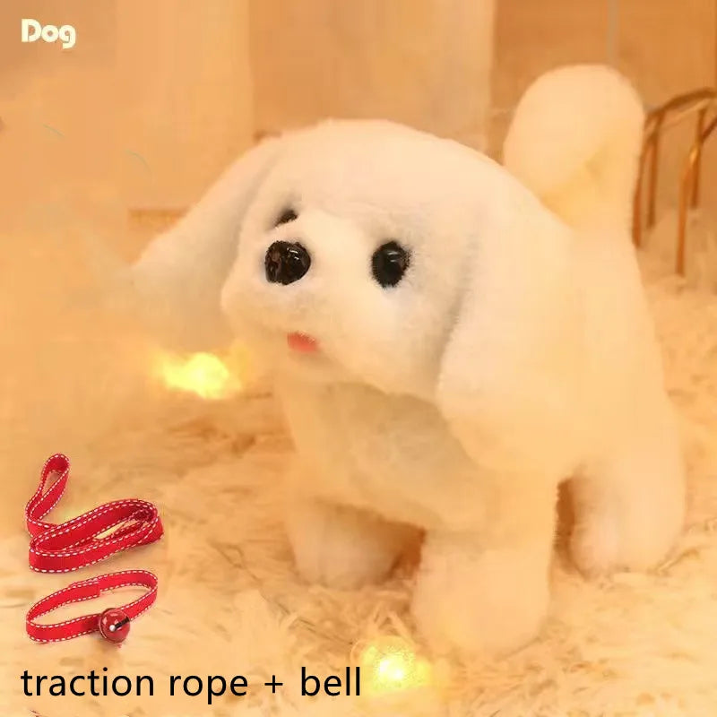 Interactive Plush Toy Dog - Walks, Barks, and Wags Tail - Engaging Playmate for Children