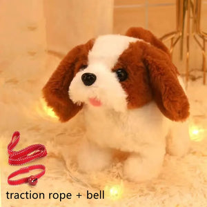 Interactive Plush Toy Dog - Walks, Barks, and Wags Tail - Engaging Playmate for Children