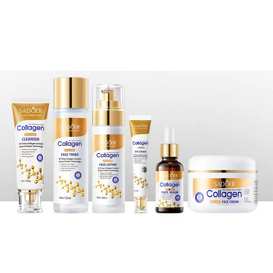 SADOER Collagen Firming Radiance 6-Piece Skincare Set – Hydrate, Firm & Glow Naturally (Original) gomuto.com