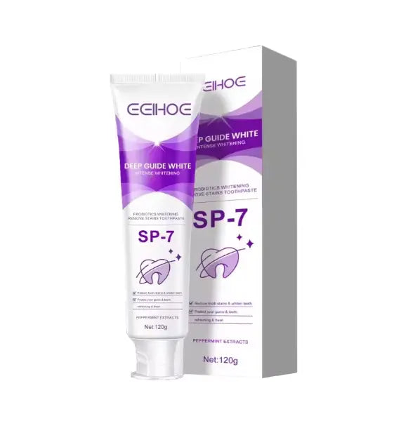SP-7 Deep Guide White Toothpaste – Intense Whitening with Peppermint Freshness (120g) gomuto.com