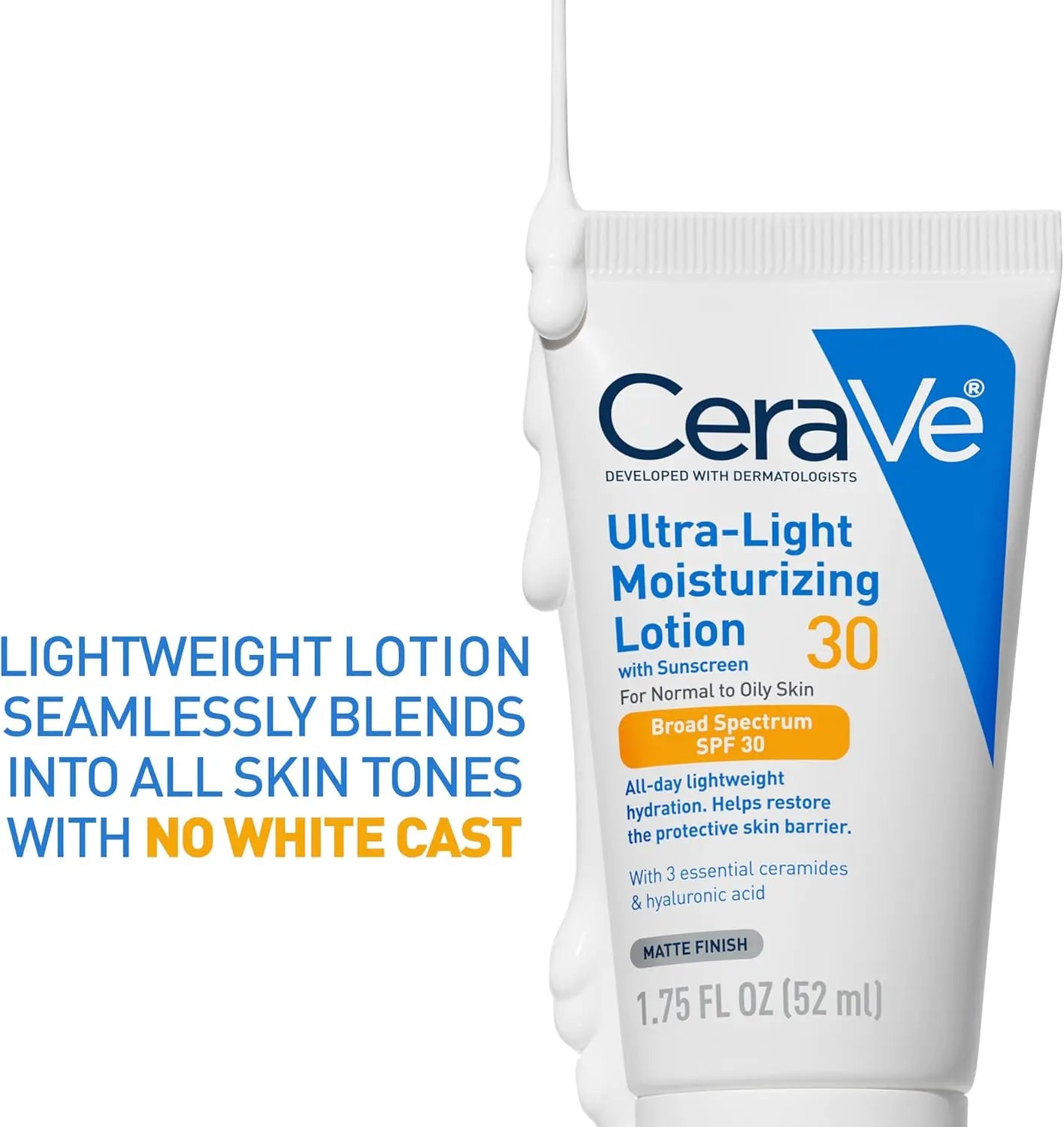Ultra-Light Moisturizing Lotion with SPF 30 Face Sunscreen & Moisturizer | 52ml gomuto.com